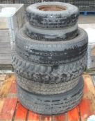 Used Vehicle Tyre Size 5.00-10C V47, Used Vehicle Tyre Size 205/75R 16C, Used Vehicle Tyre