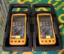 2x Fluke 89 IV True RMS Multimeters