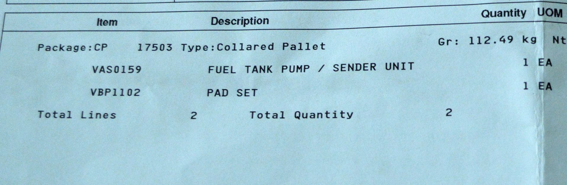 Vehicle parts - air filters, fuel filters, pad sets, handbrake cables - see picture for itinerary - Image 12 of 12