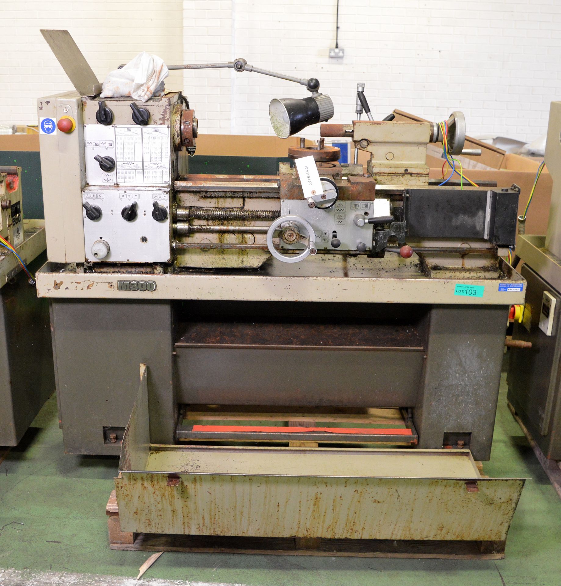 Harrison M300 Lathe - L1600 x W900 x H1270mm