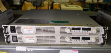 2x Lambda Genesys Gen 50-30 Programmable DC Power Supply Units