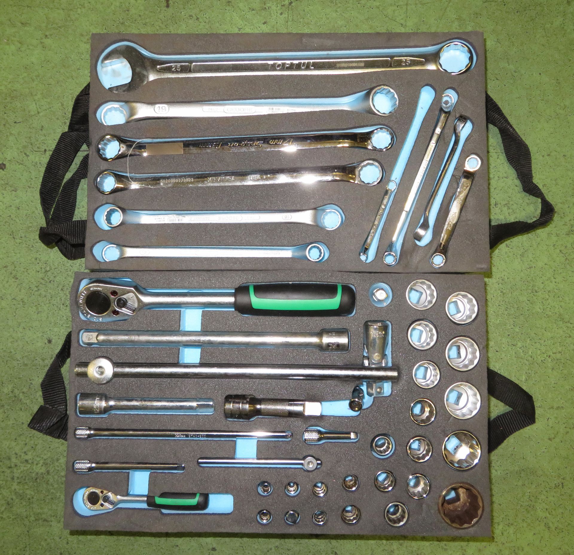 Various spanners in tool box - Image 3 of 4