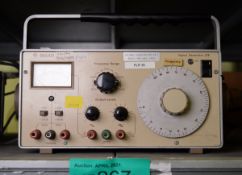 Gould J3B Signal Generator - NSN 6625-99-543-5163 (damage to top of unit)