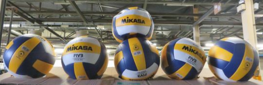 6x Mikasa MG V-180 Volleyballs