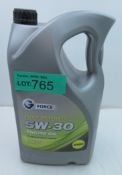 G Force Fully Synthetic 5W-30 engine oil 5LTR bottle