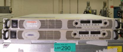 2x Lambda Genesys Gen 50-30 Programmable DC Power Supply Units - missing buttons