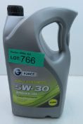 G Force Fully Synthetic 5W-30 engine oil 5LTR bottle