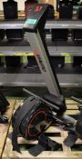 Viavito Rokai fold up rowing machine with power supply (display loose on unit)
