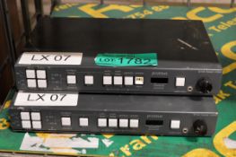 2x Proteus brick house video units