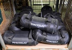 3x 25kg Exercise Powerbags & 6x 20kg Exercise Powerbags