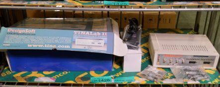 2x TinaLab II PC base multifunction instruments