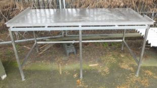 Stainless Steel Catering Prep Table L 2080 x W 1020 x H 950mm