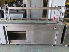 Hot Food Display Counter - L1900 x W800 x H1400mm