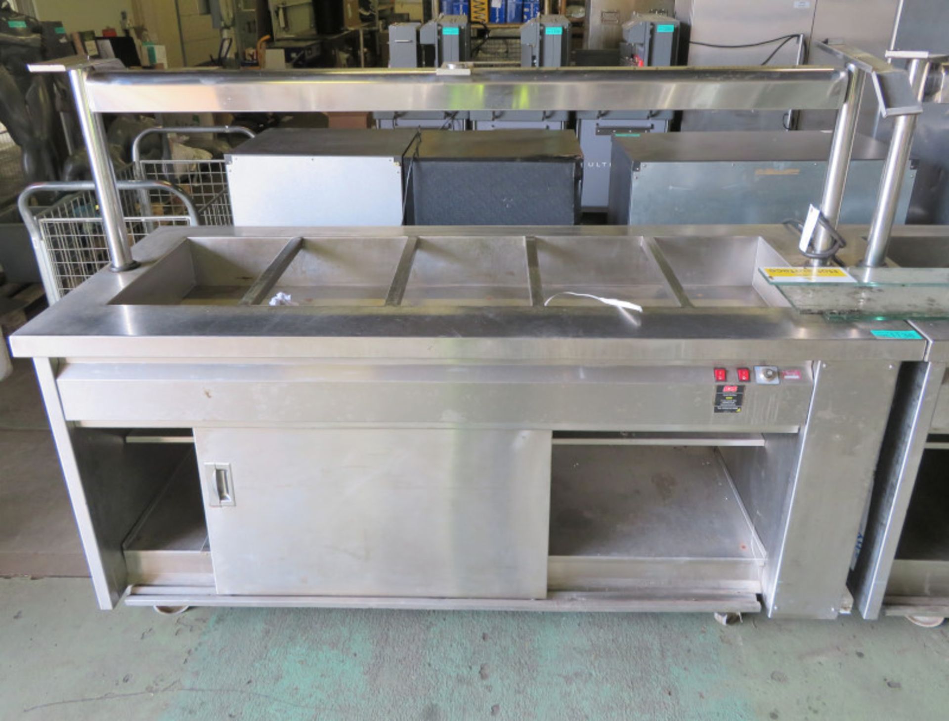 Hot Food Display Counter - L1900 x W800 x H1400mm