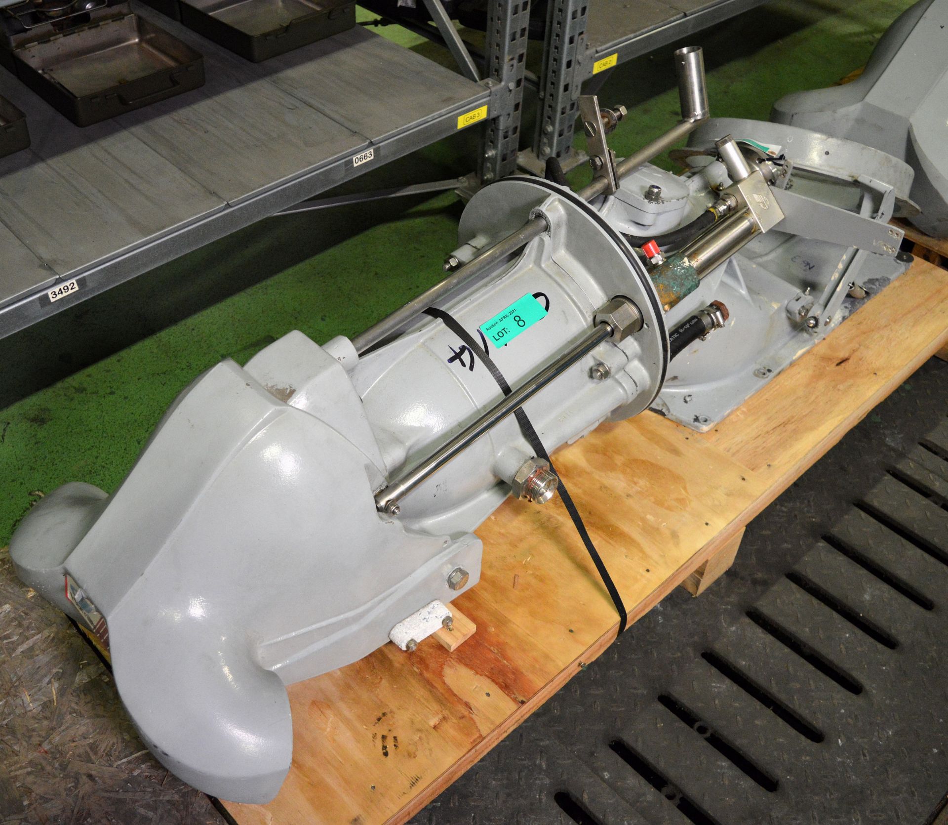 Hamilton 241 Marine Water Jet Engine - This unit is a clean example good overall condition - Image 11 of 16