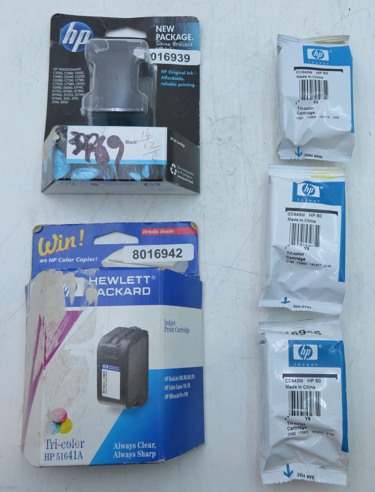 HP Photosmart Ink Cartridge - Please see description for colours/types - Image 3 of 5