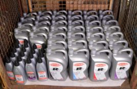 Various Carlube Motor oil 37x 5LTR & 19x 1LTR bottles - see pictures for oil types