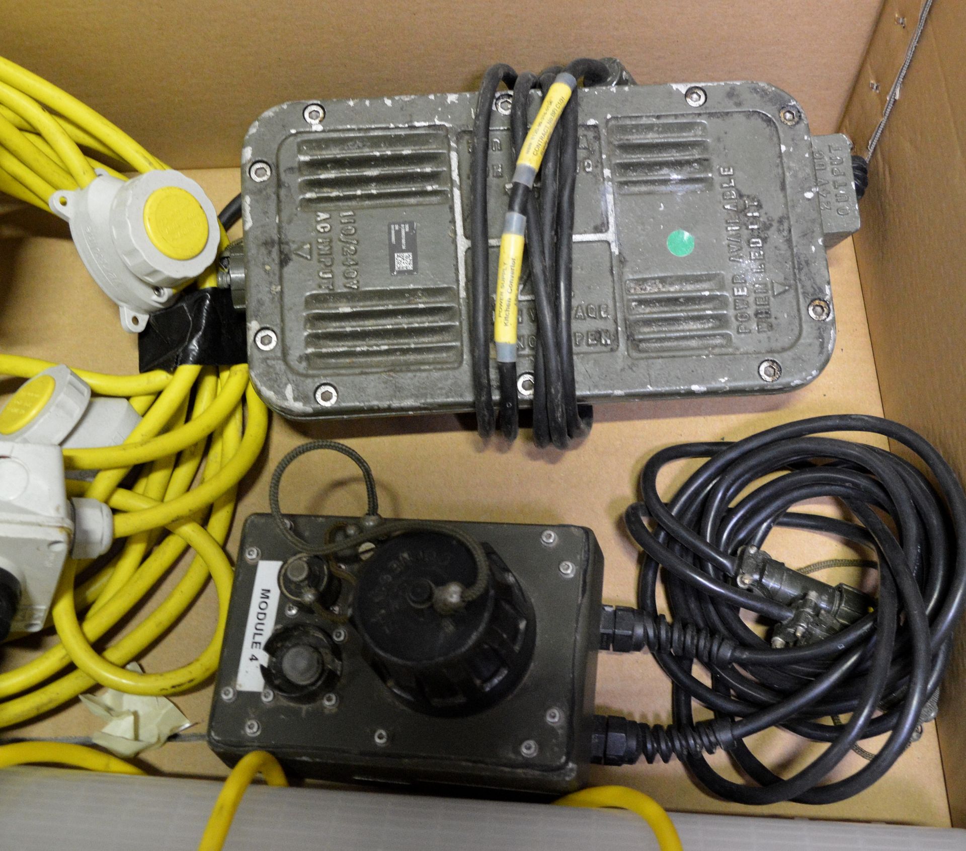 Various Electrical Equipment - Lights, 240v & 110V Distribution Boxes, Leads - Image 4 of 4