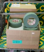 Scapa 3302 Olive green - 50mm x 50M - 16 per box - 2 boxes