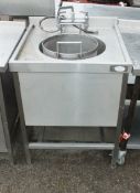 Sink with drainer unit - 700mm x 700mm x 870mm high