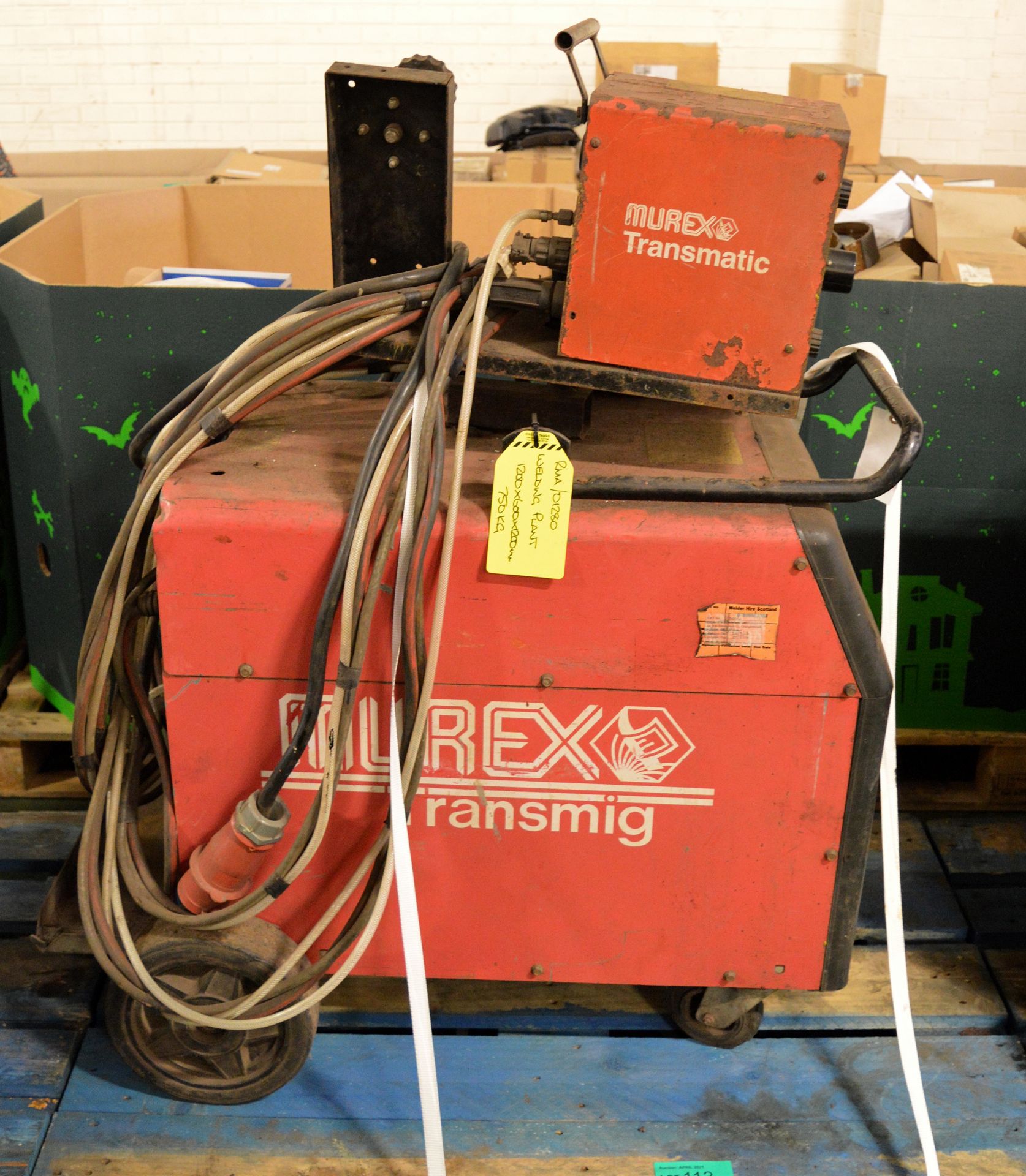 Murex Transmig 403S Welding Unit - L1000 x W630 x H1200mm, Murex Transmatic Lynx 4HD wire