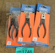 6x Draper 5 1/2 inch pliers