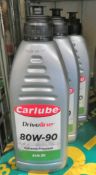 3x Carlube Driveline 80W-90 Axle Oil - 1L Bottles