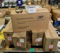 5x Boxes of JSP M9400 Martcare Wraplite Safety Glasses - Black/Grey - 200 pairs per box