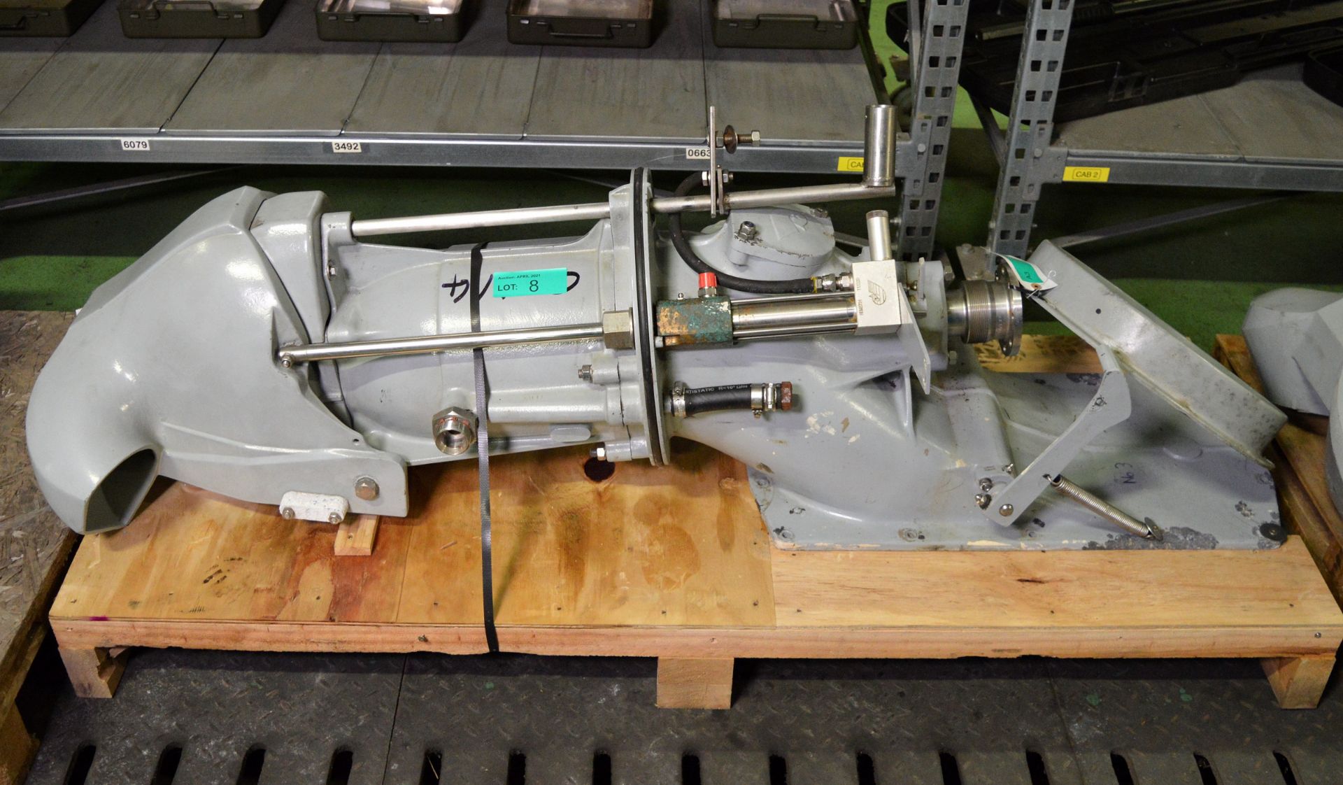 Hamilton 241 Marine Water Jet Engine - This unit is a clean example good overall condition - Image 10 of 16