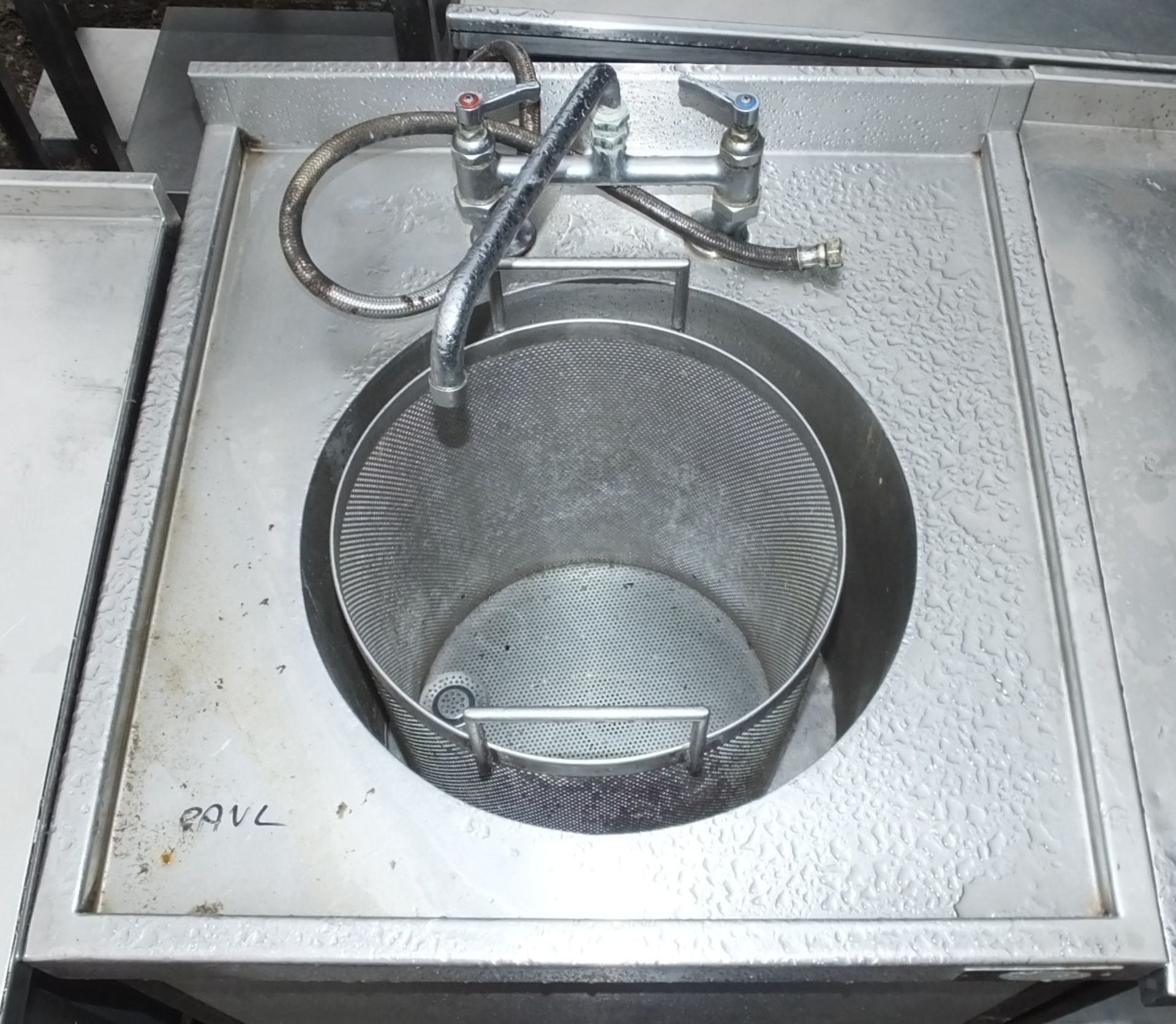 Sink with drainer unit - 700mm x 700mm x 870mm high - Image 2 of 2
