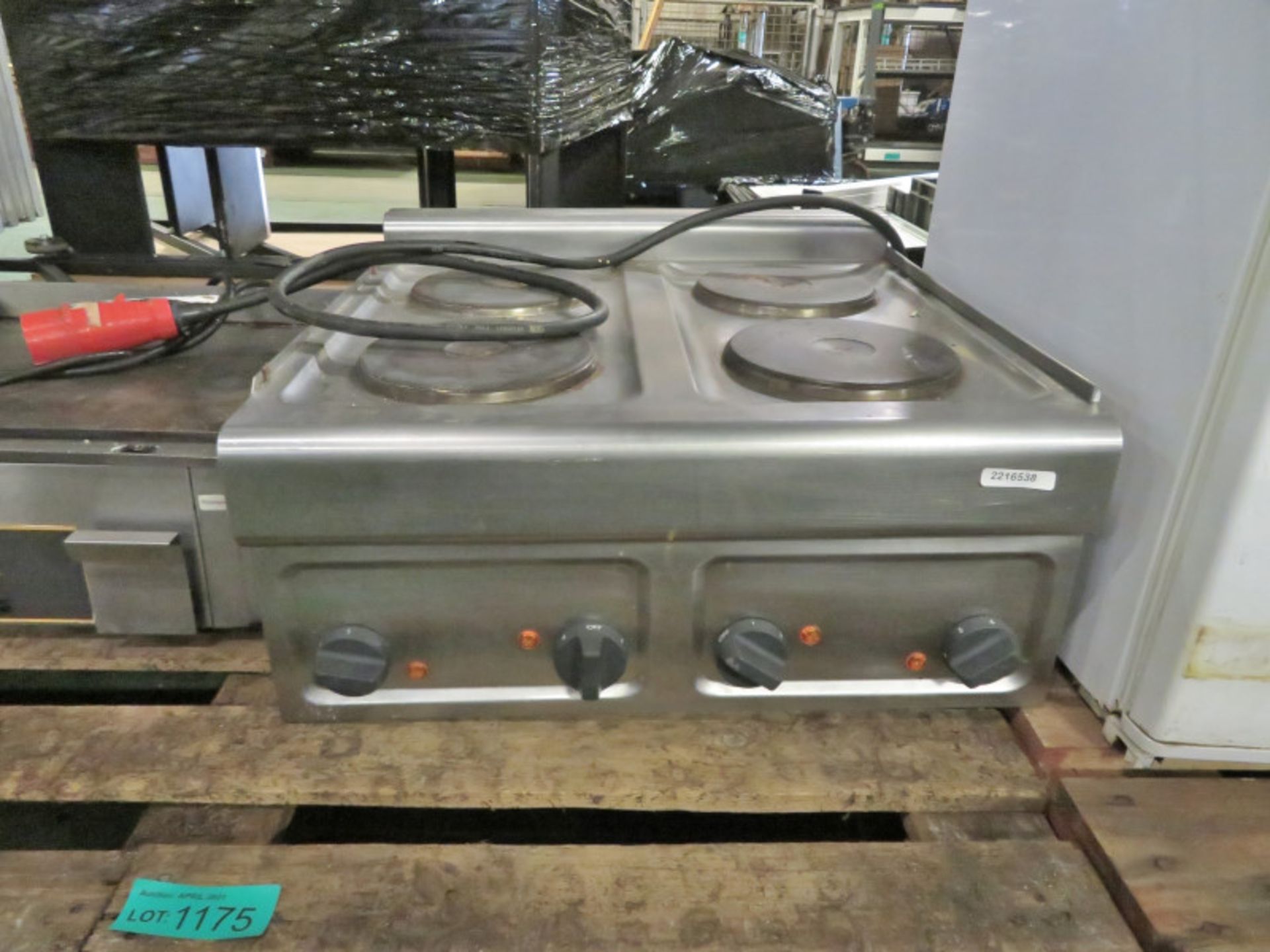 Lincat Electric Table Top 4 Hob Unit - 3 Phase, Roller Grill Double Griddle 240v - Image 4 of 4