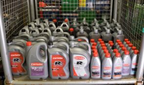 Various Carlube Motor oil 37x 5LTR & 31x 1LTR bottles - see pictures for oil types