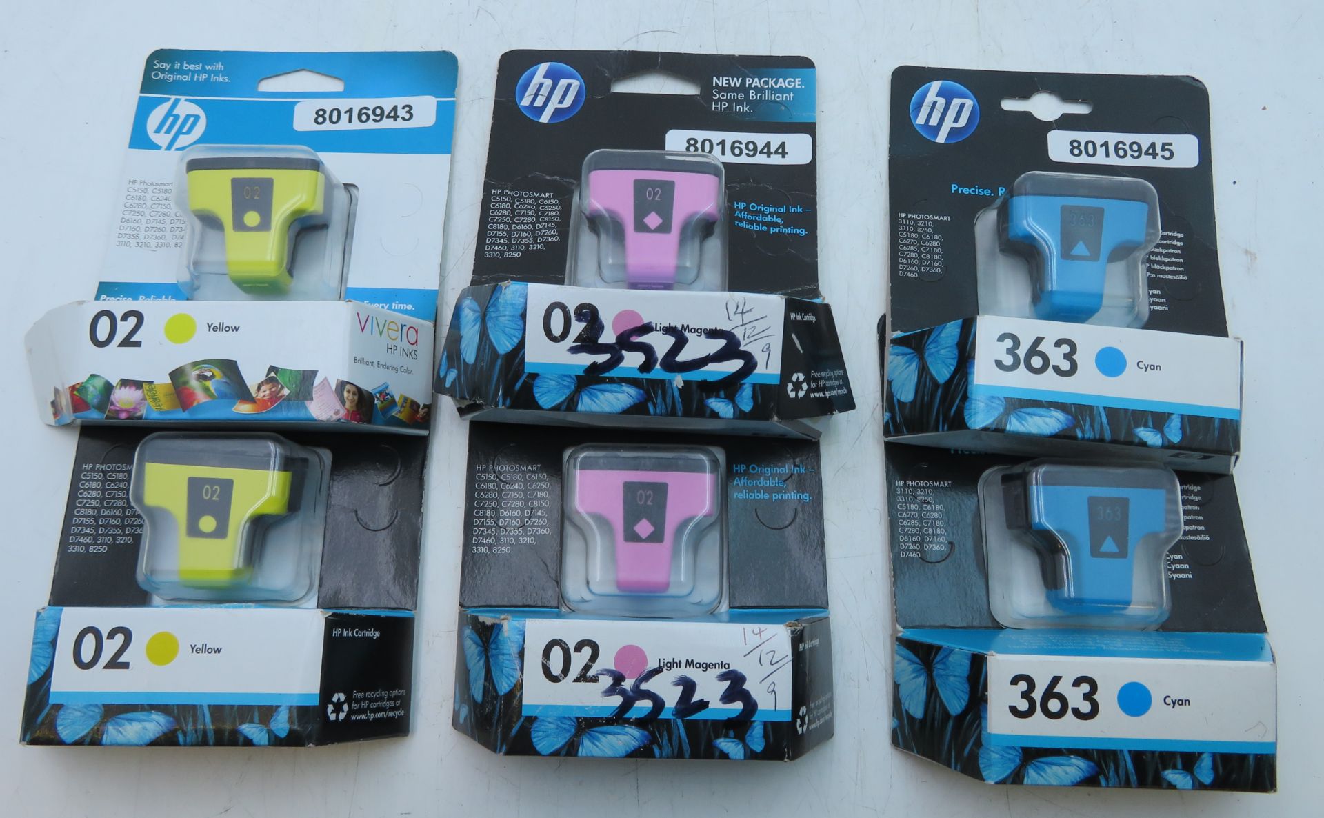 HP Photosmart Ink Cartridge - Please see description for colours/types - Image 2 of 5