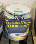 FloorMaster Polyurethane floor paint - Grey - 20LTR