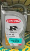 Carlube Mineral R-Tec 40 SAE 30 Motor Oil - 5L