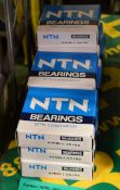 10x NTN 6208LLUA/5C Bearings