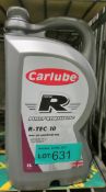 Carlube Fully Synthetic R-Tec 10 0W-30 Motor Oil - 5L