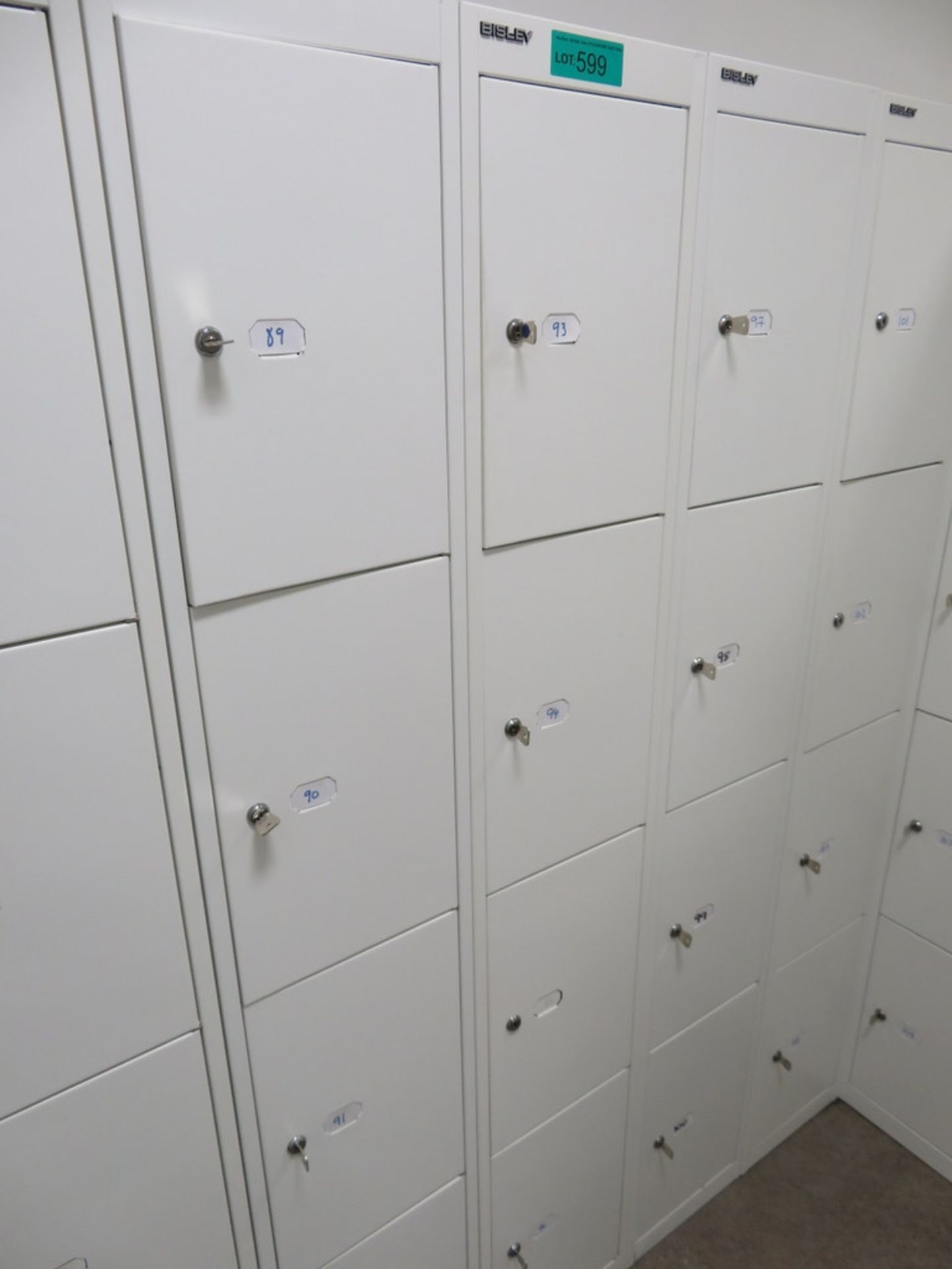 5x Bisley 4 Compartment Personnel Locker. - Image 2 of 3