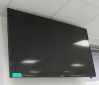 Samsung ED55D 55" TV. Please Note There Is No Stand And The Wall Mount Is Not Included.