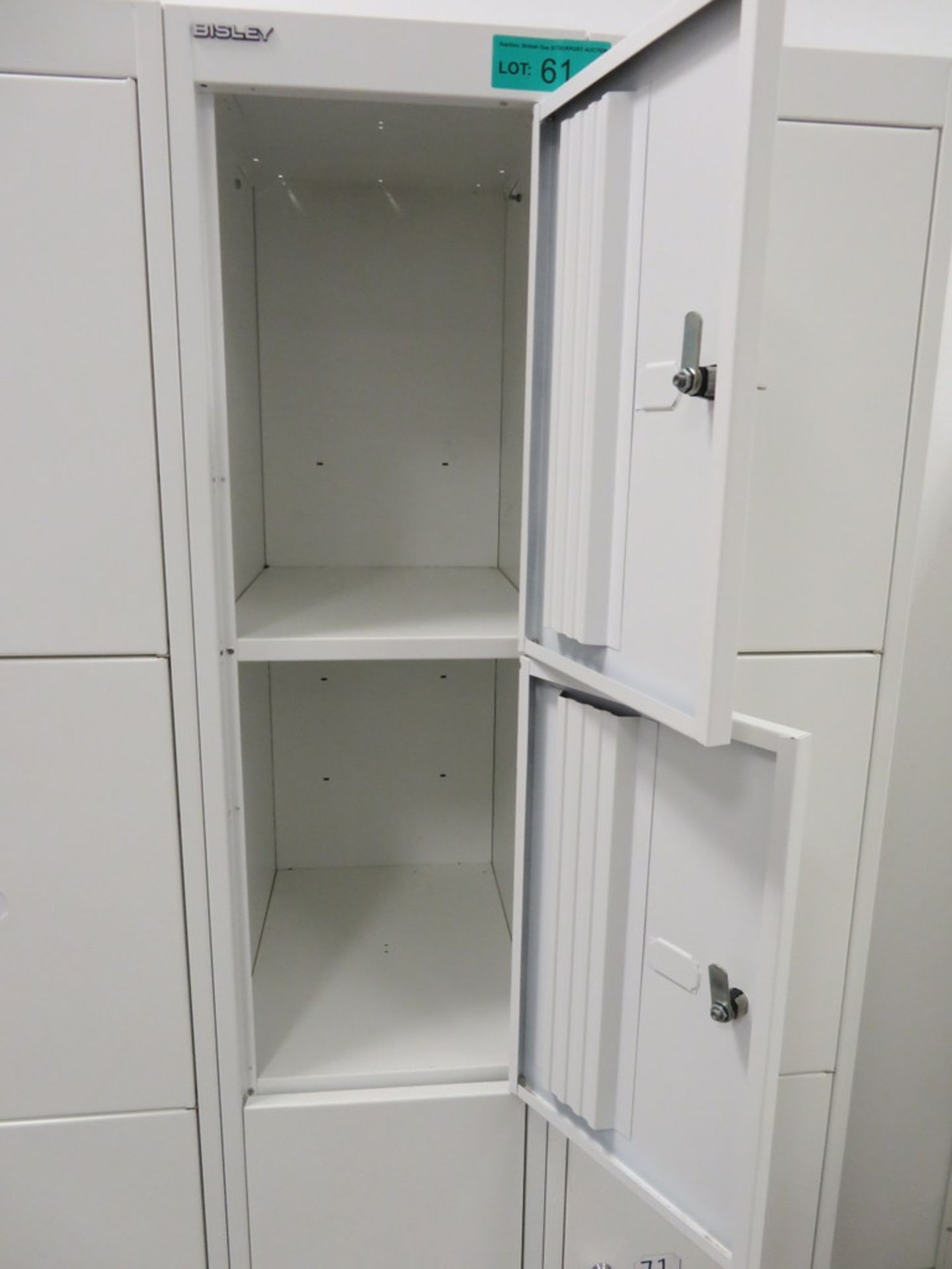 2x Bisley 4 Compartment Personnel Locker. - Image 3 of 3