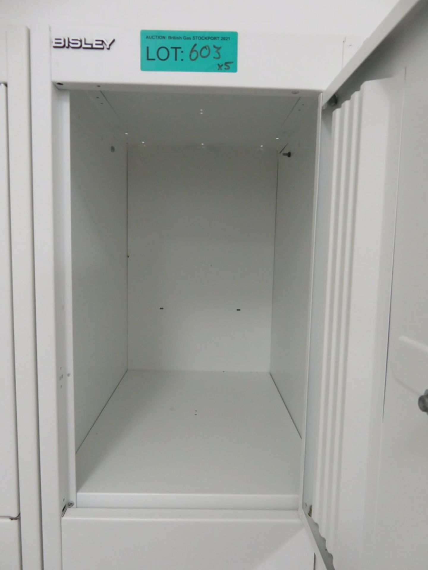 5x Bisley 4 Compartment Personnel Locker. - Image 3 of 3