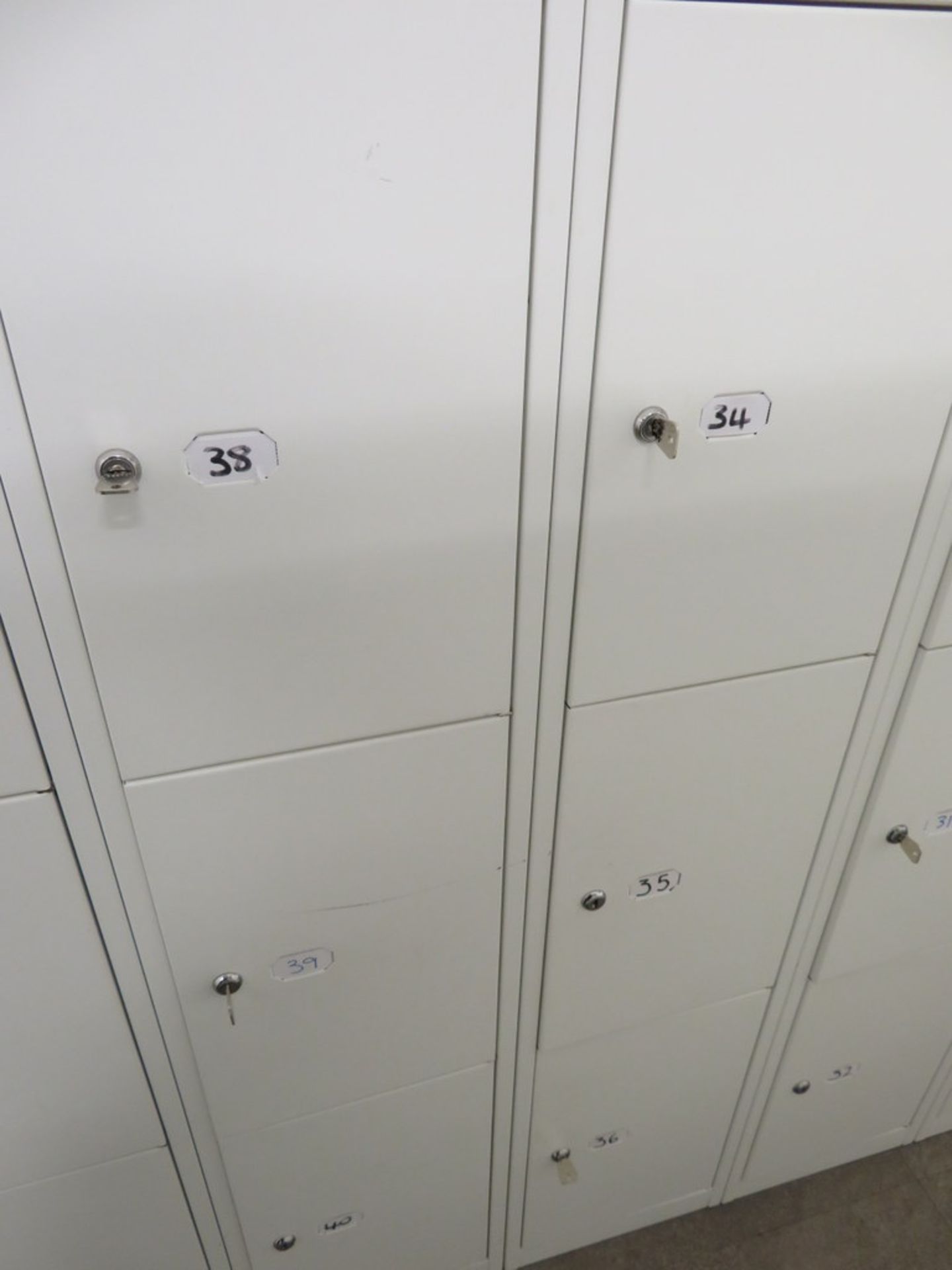 2x Bisley 4 Compartment Personnel Locker. - Image 3 of 4
