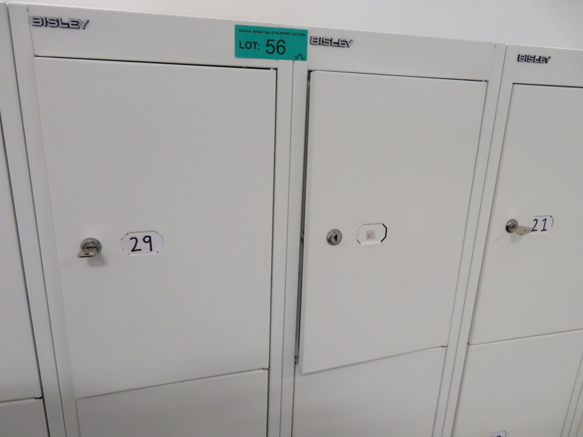 2x Bisley 4 Compartment Personnel Locker. - Image 2 of 3