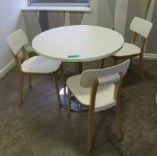Canteen Table & 3 Chairs.