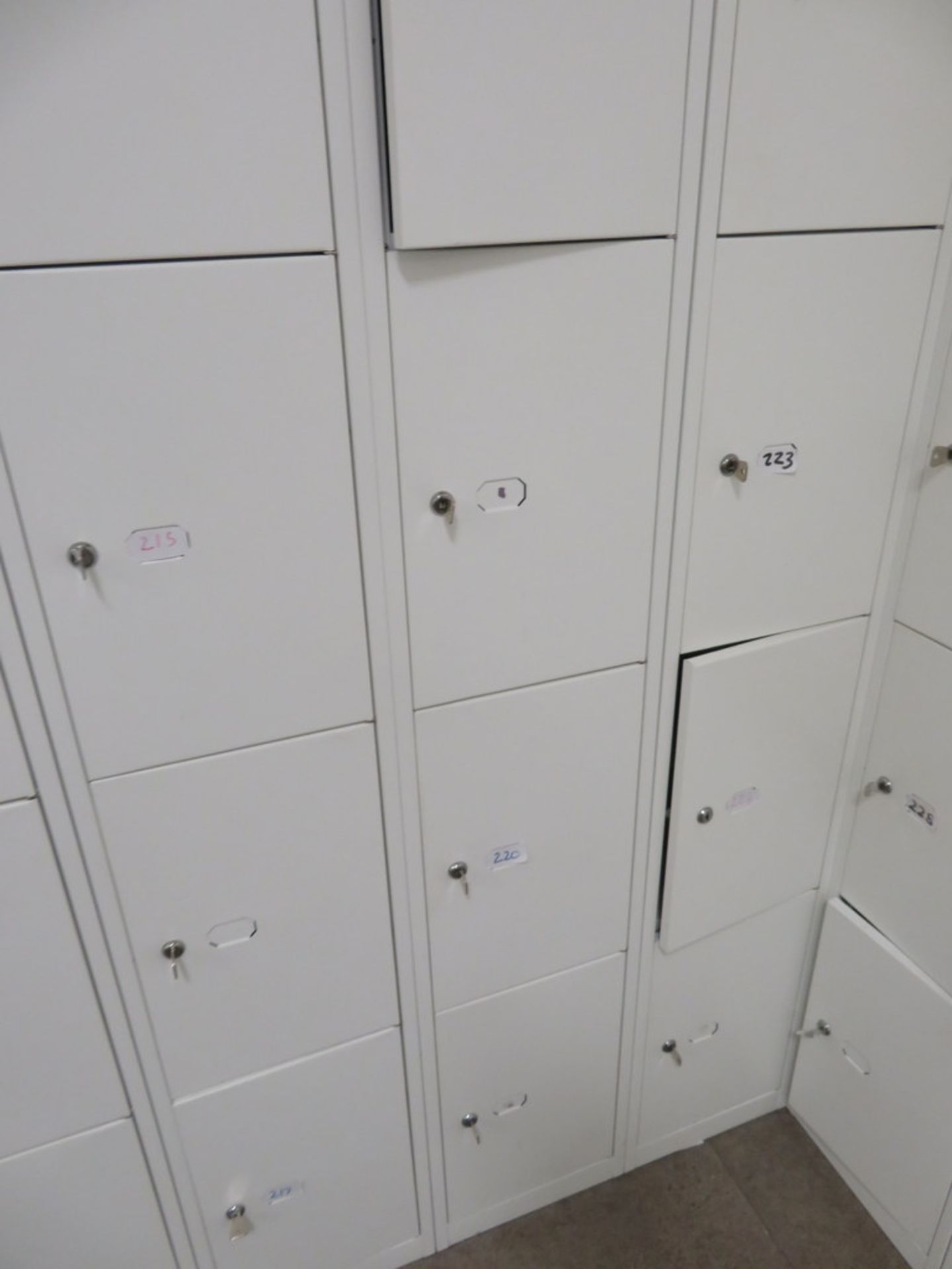 5x Bisley 4 Compartment Personnel Locker. - Image 2 of 3