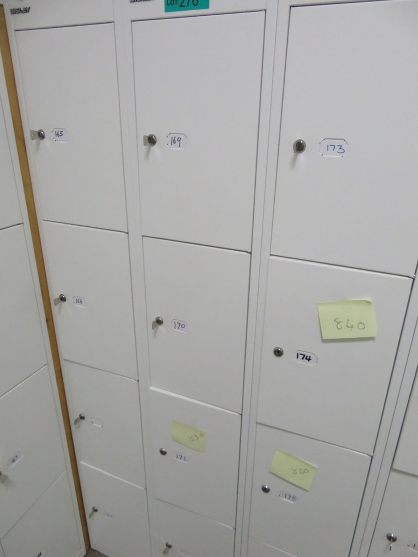 3x Bisley 4 Compartment Personnel Locker. - Image 2 of 3