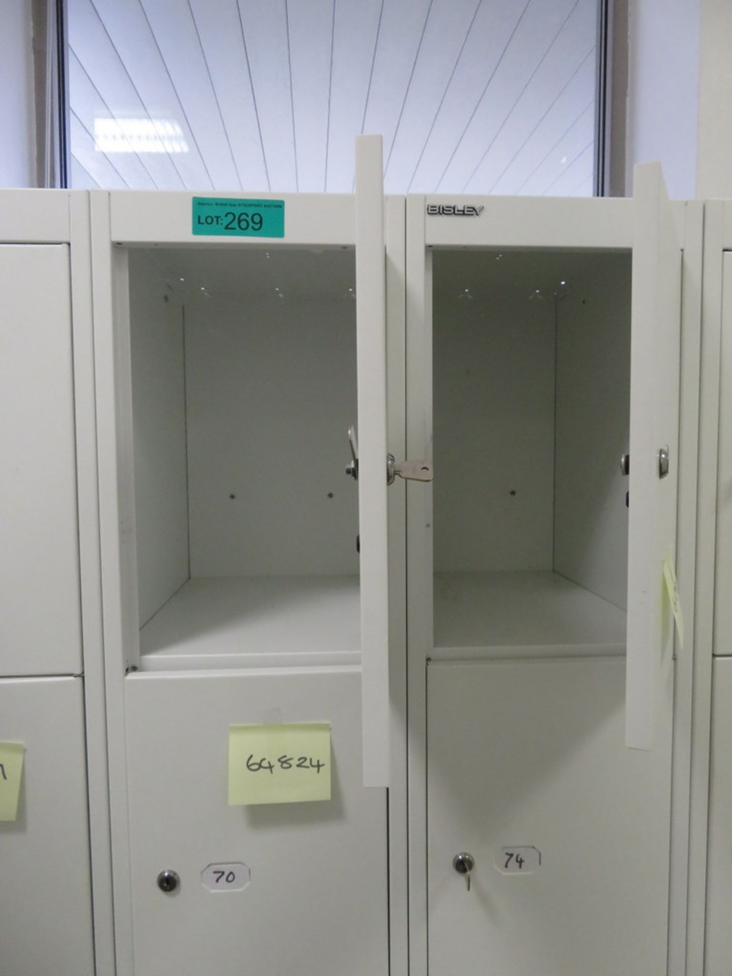 3x Bisley 4 Compartment Personnel Locker. - Image 3 of 3