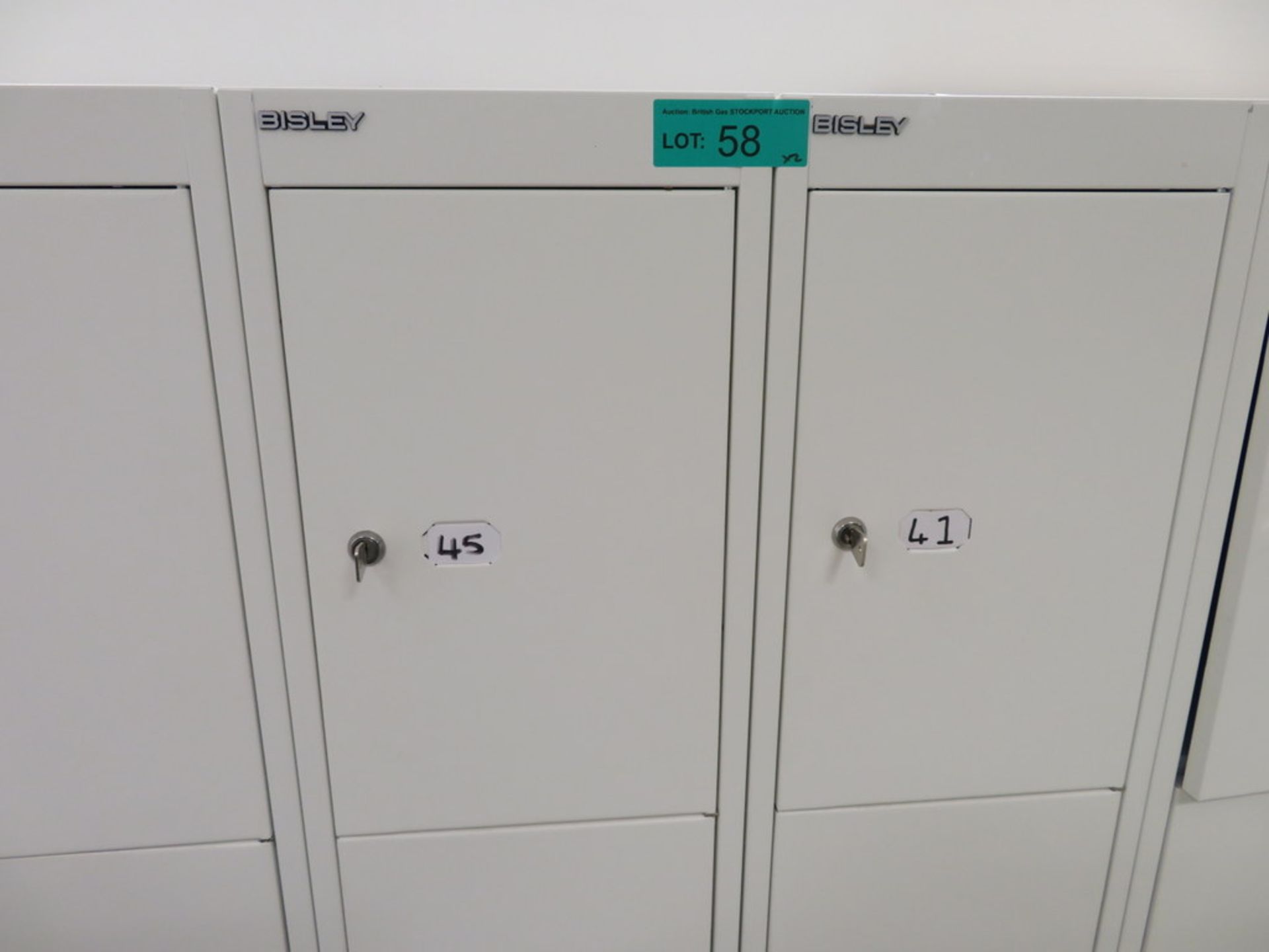 2x Bisley 4 Compartment Personnel Locker. - Image 2 of 4