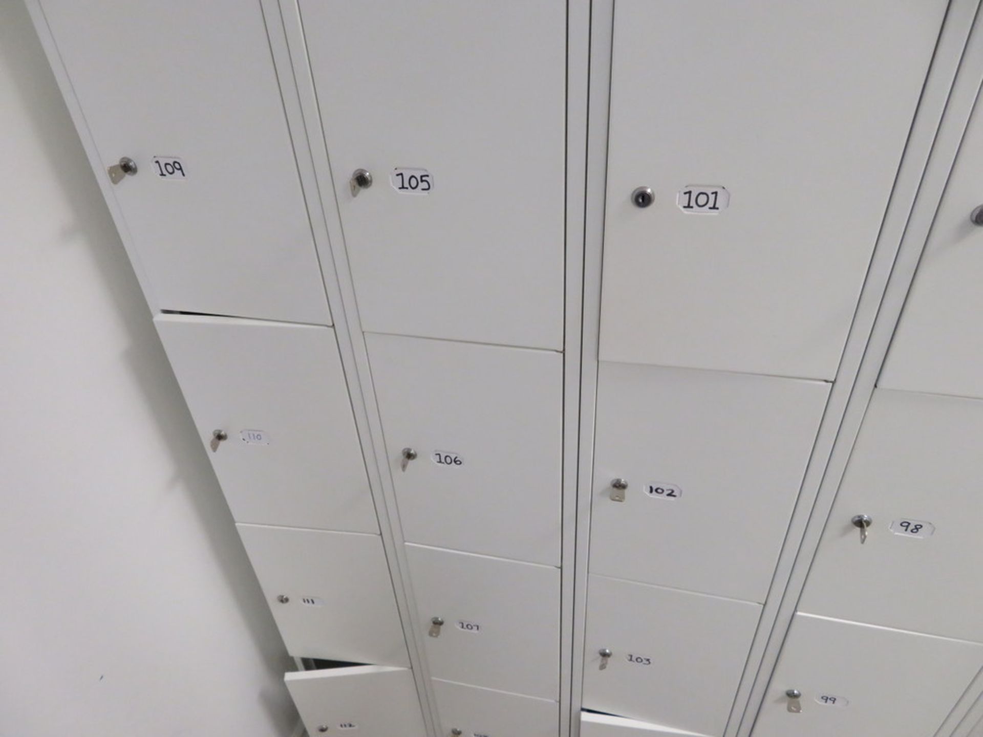 3x Bisley 4 Compartment Personnel Locker. - Image 2 of 3