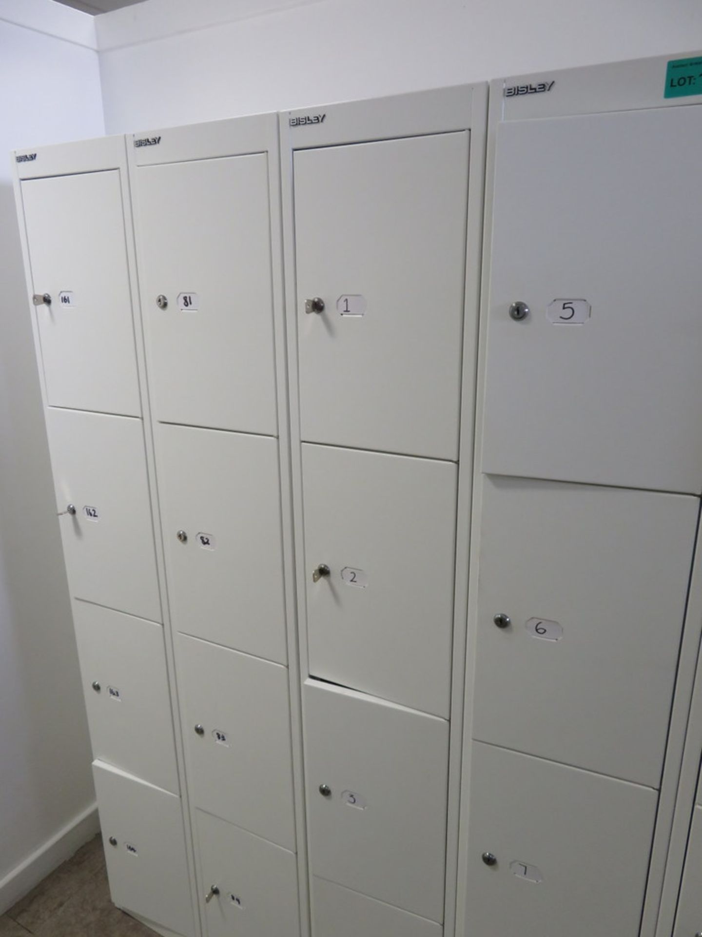 4x Bisley 4 Compartment Personnel Locker. - Image 2 of 3
